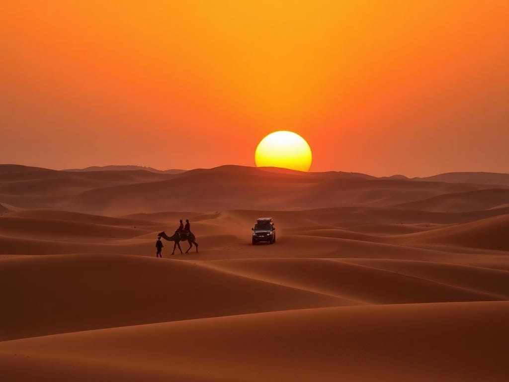 Dunes de Merzouga et nuit au camp